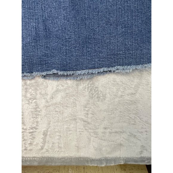 L.A, Blues womens plus size 18W stretch denim jean long skirt split 13" and leng - Picture 4 of 16